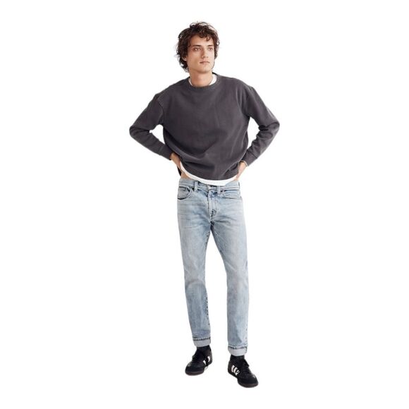 Madewell SLIM Selvedge Jeans Welton Light Wash Sz 33 30 NWT NG300 - Picture 4 of 16